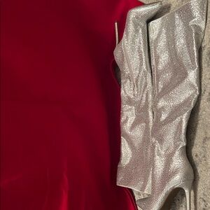 INC International Concepts Shimmering Silver Boots
